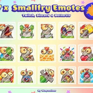 17 Smallfry Emotes Bundle for Twitch and Discord