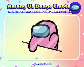 Among Us Bongo Emote | Pink