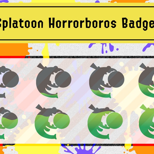 Insignes Splatoon Horrorboros pour Twitch