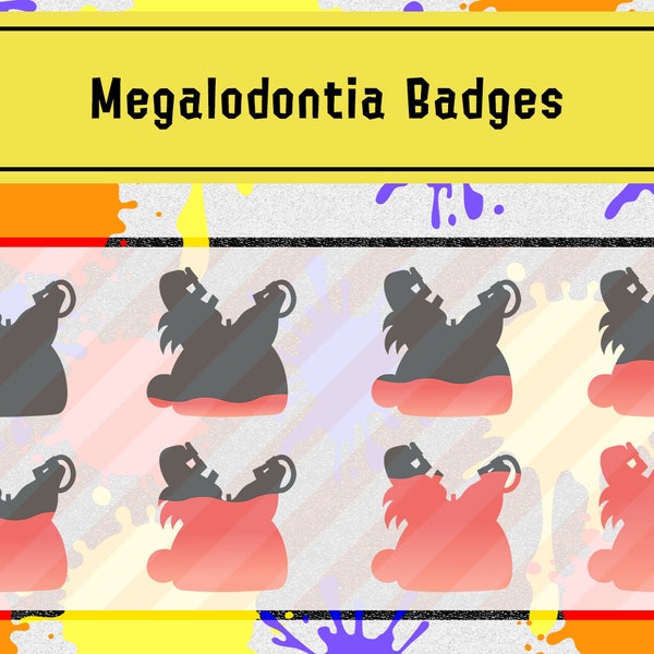 Megalodontia Badges for Twitch