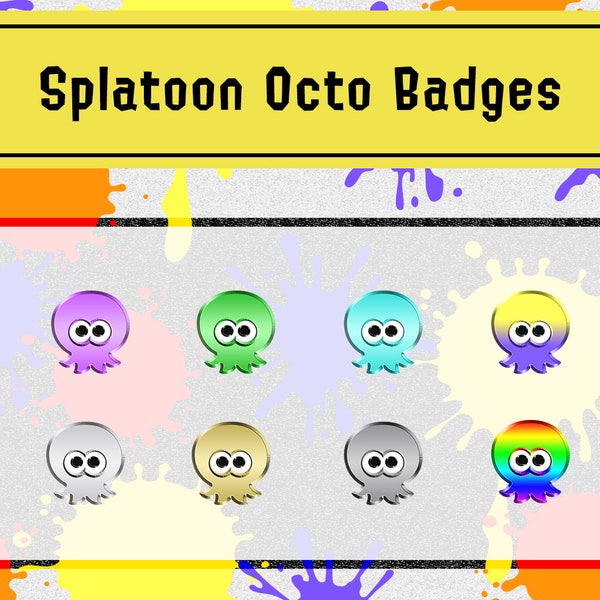 Badges Splatoon Octoling pour Twitch