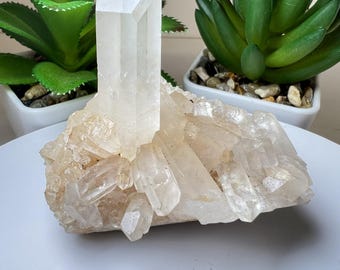 Clear Quartz Cluster From Madagascar- Crystal Healing, Home Decor, Statement Piece, Gift