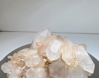 Quartz Cluster With Multiple DT's From Madagascar- Crystal Healing, Home Decor, Statement Piece, Gift