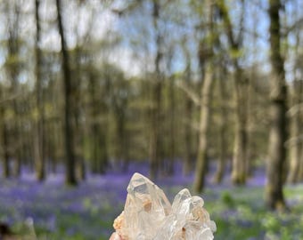 Clear Quartz Cluster From Madagascar- Crystal Healing, Home Decor, Statement Piece, Gift