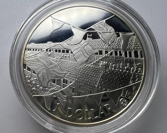 Queen Elizabeth II Golden Jubilee 2002 Cook Islands 1 dollar Proof silver Coin