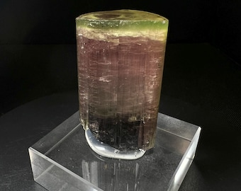 Outstanding Gorgeous Watermelon Tourmaline On A Stand From Paprok mine, Nuristan, Afghanistan