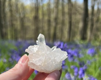 Clear Quartz Cluster From Madagascar- Crystal Healing, Home Decor, Statement Piece, Gift
