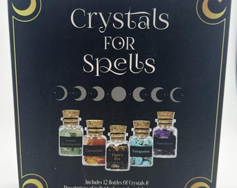 Crystals for Spells Crystal Chip Bottle Gift Set