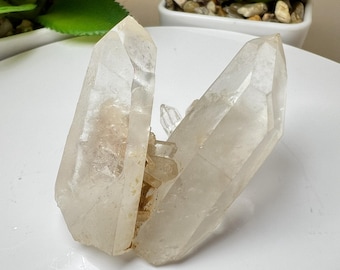 Clear Quartz Cluster From Madagascar- Crystal Healing, Home Decor, Statement Piece, Gift