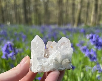 Clear Quartz Cluster From Madagascar- Crystal Healing, Home Decor, Statement Piece, Gift