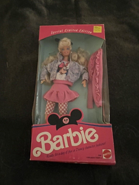Rare Vintage Barbie Walt Disney World Special Limited Edition 1990