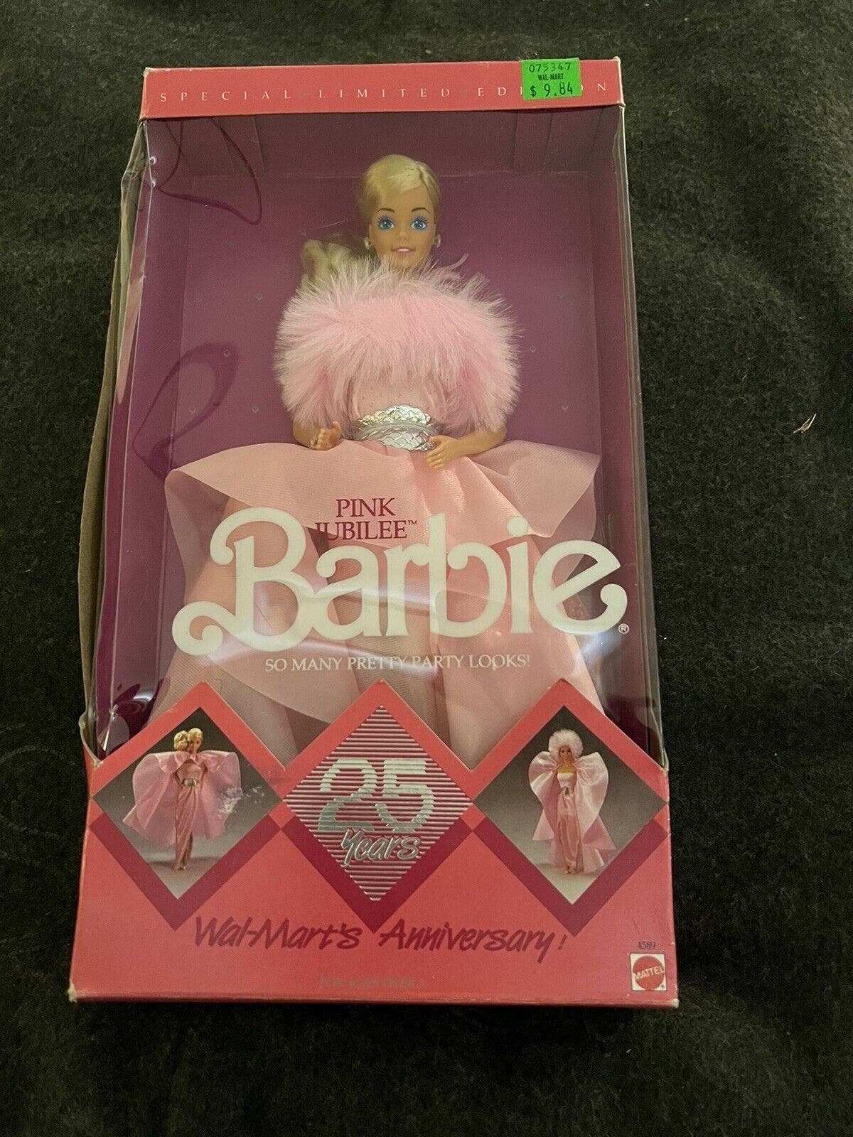 Rare Vintage 1987 Pink Jubilee Barbie Wal mart s 25th Anniversary 4589 Etsy Canada
