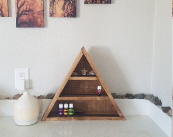 Triangle Essential Oil Shelf