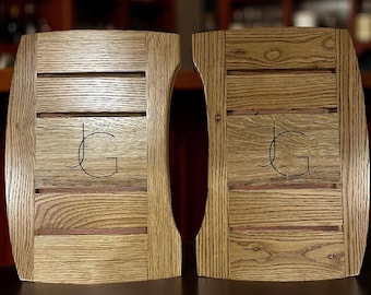 Big Green Egg and Kamado Grill Side Shelves: Custom Engraved