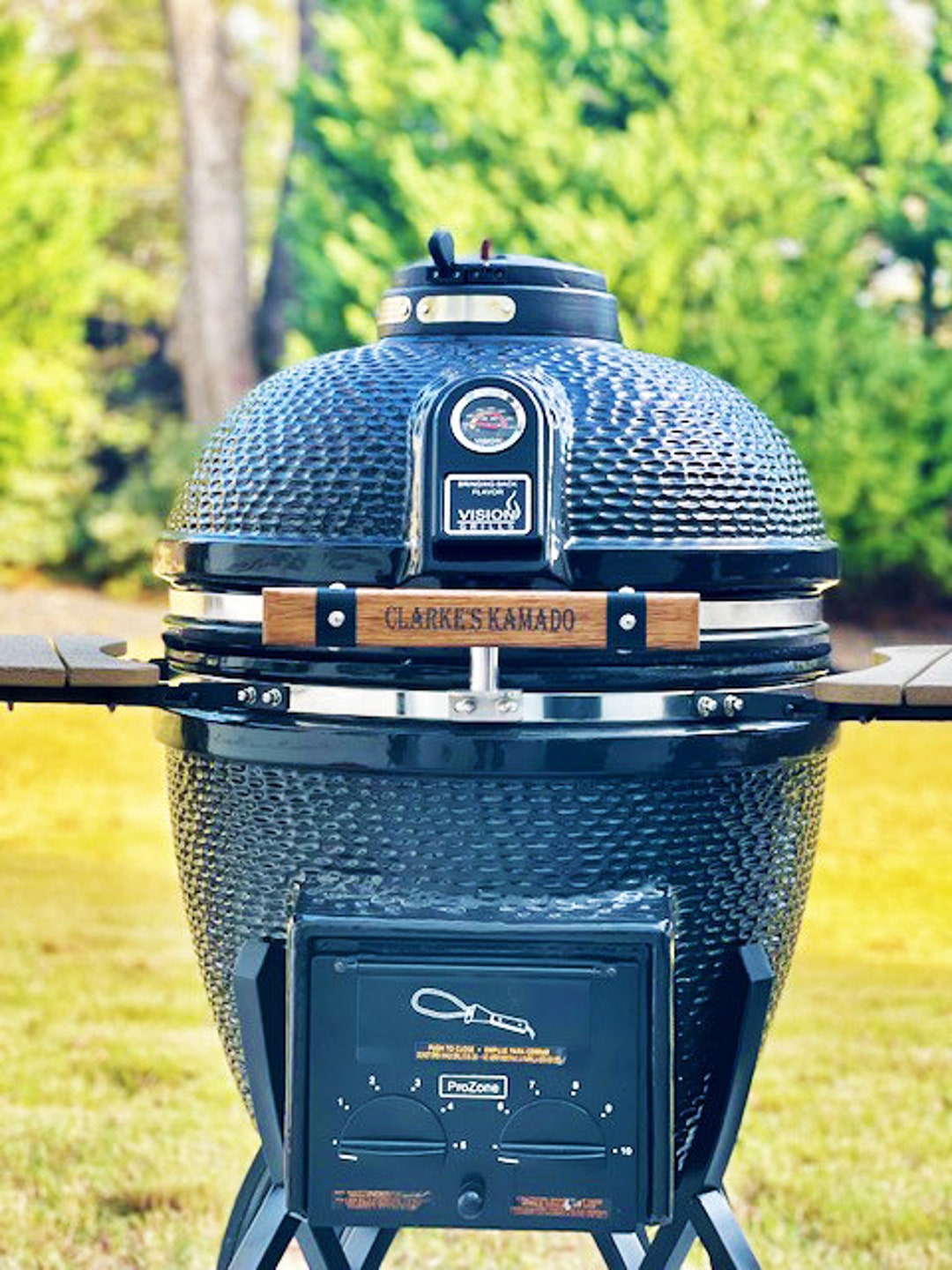 Vision Grill Handle With Mount Bracket Kamado Joe Handle Personalized