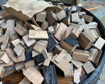 Bourbon Barrel Wood Smoking Chunks - Soaked in Kentucky Bourbon!