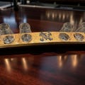 Whiskey Flight Board | Reclaimed Oak Barrel Tasting Tray with Personalized Engraving