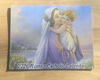 2026 Roman Catholic Calendar (Minor Shipping Damage)