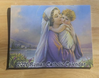 Calendrier catholique romain 2026 (dommages mineurs lors du transport)