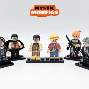Set mit 6 One Piece-Figuren | Ruffy | Borsalino | Nami | Nico Robin | Krokodil | Lorenor Zorro