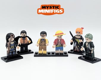 Ensemble de 6 Figurines One Piece | Luffy | Borsalino  | Nami | Nico Robin | Crocodile | Roronoa Zoro