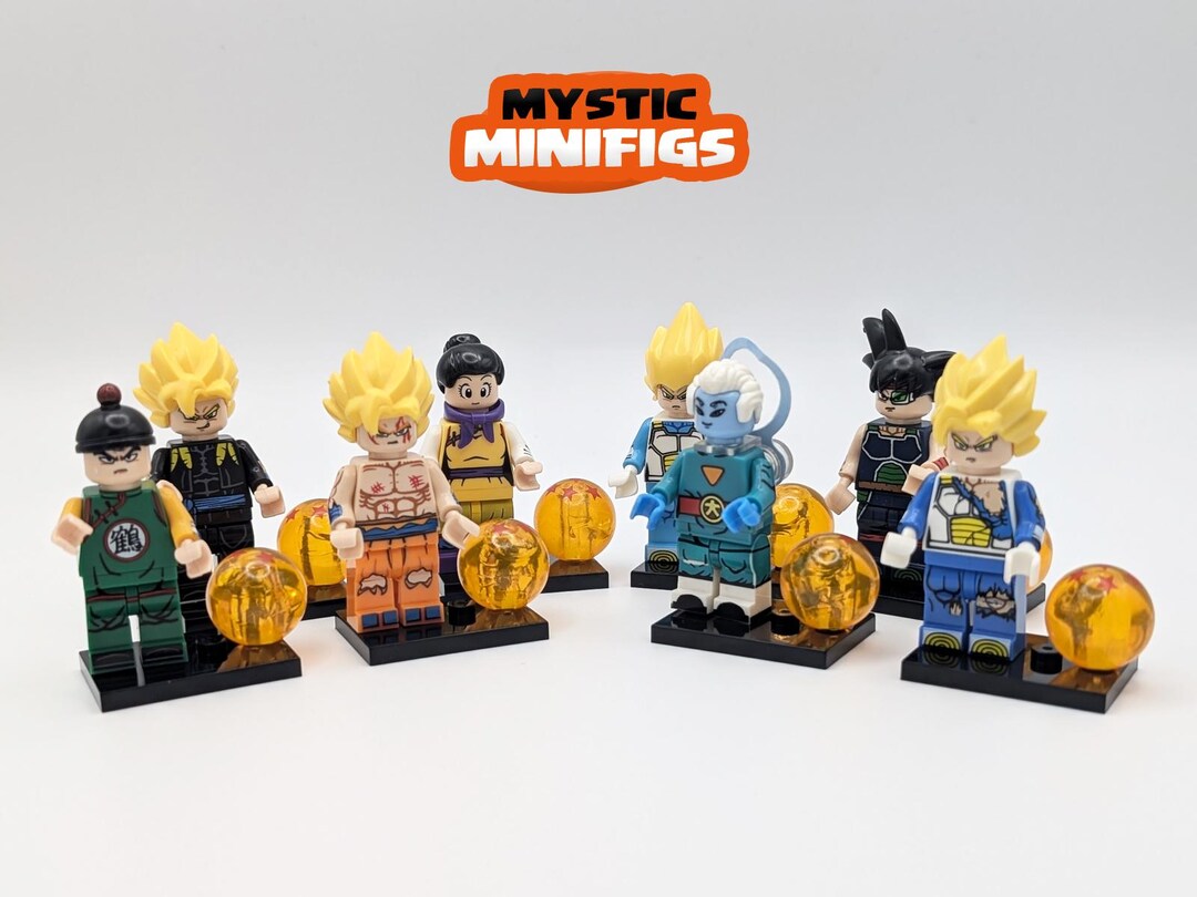 Set of 8 Dragon Ball Z DBZ Figures | Goku | Vegeta | Gogeta - Etsy UK