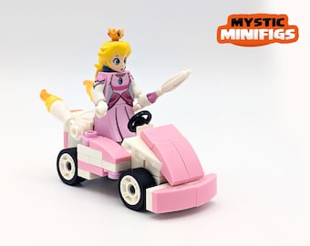 Ensemble Kart Peach + Personnage à construire
