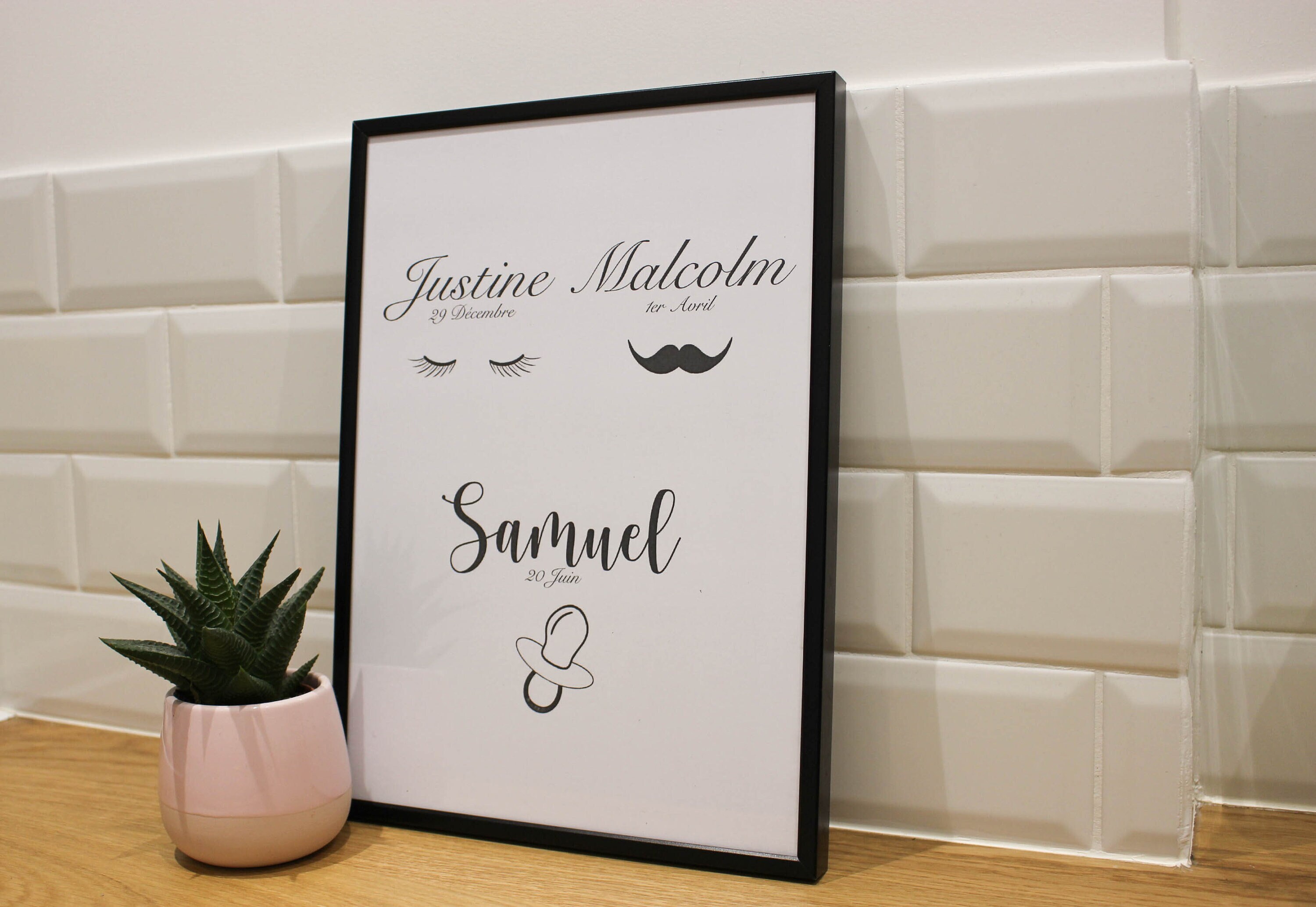 Affiche Naissance Personnalisée