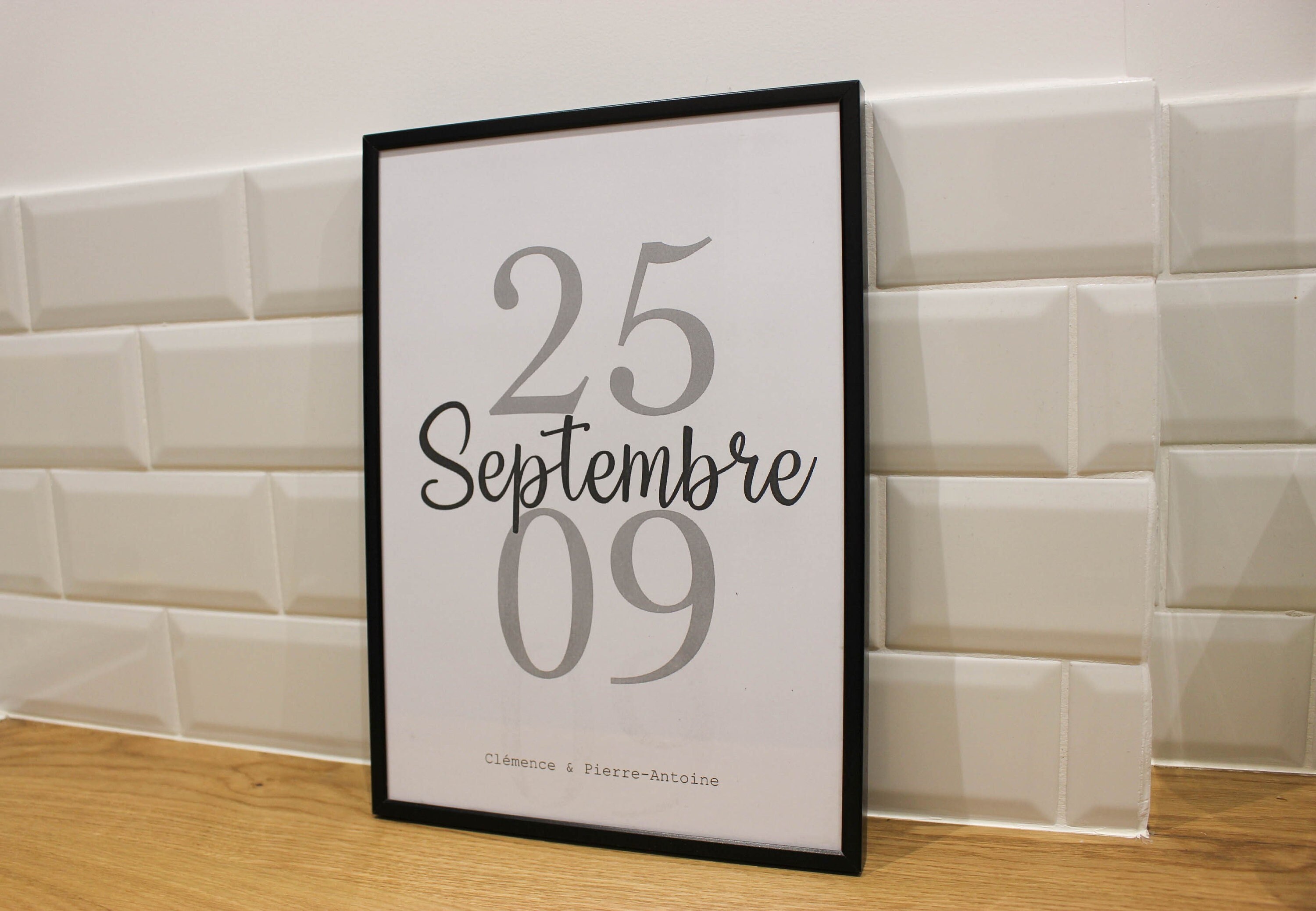 Affiche Couple Personnalisée