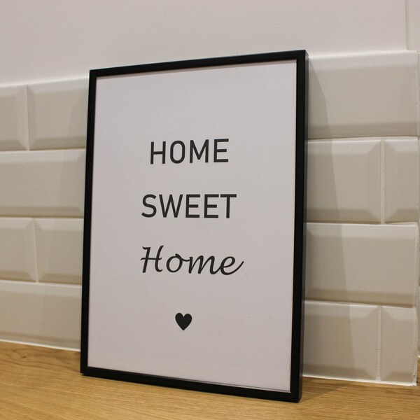 Affiche Home Sweet Home