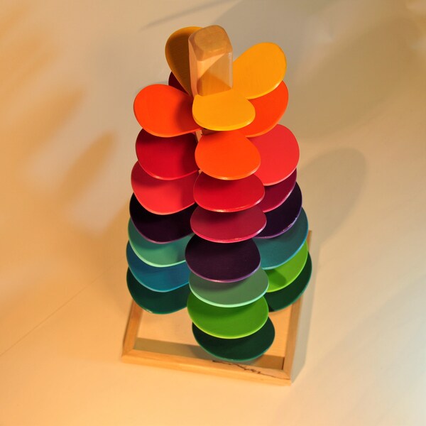 Wooden Marble Tree Etsy