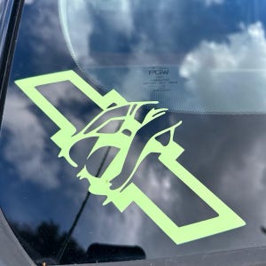 Chevy Hot Girl Decal - Chevrolet Decal Sticker For Trucks Car SUV - Gifts For Him - Dad Gifts - Decals For Trucks - Funny Decals Diesel -USA