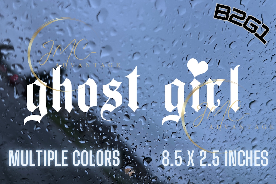 Ghost Girl Decal Vinyl Die Cut Sticker Lil Peep Rapper JDM Drift Girl ...