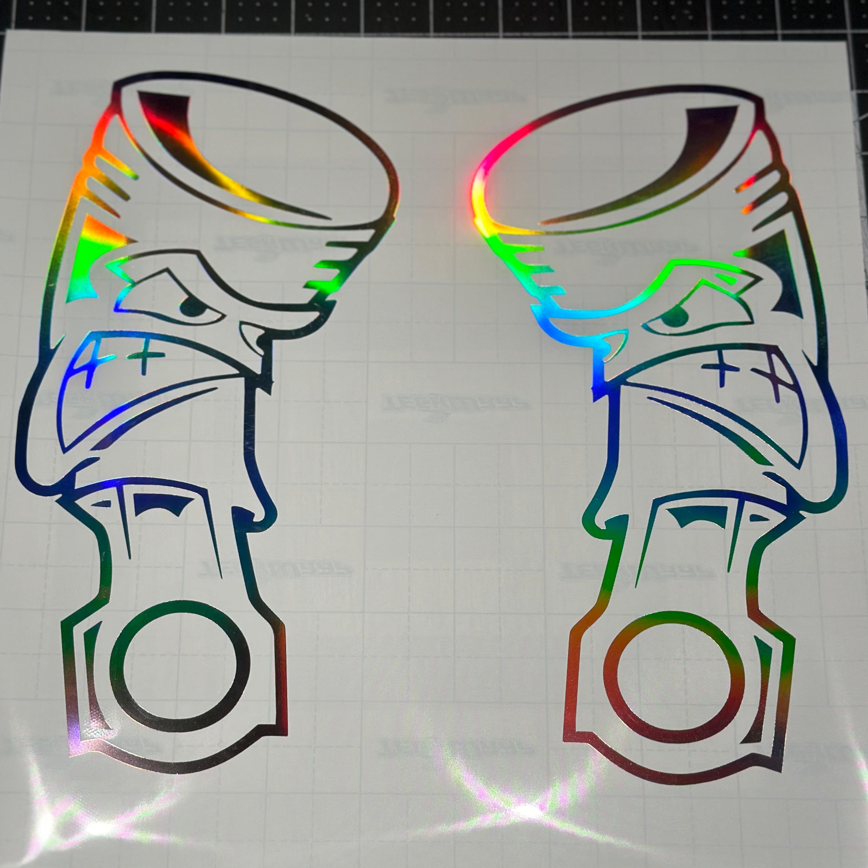 Angry Piston Decal-funny Decal-mechanic Decal- Tech Sticker- Car Decal ...