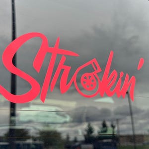 Strokin Decal - Chevrolet Decal Sticker For Trucks Car SUV - Gifts For Him - Chevy - Decals For Trucks - Funny Diesel Decals - Ford - Dodge