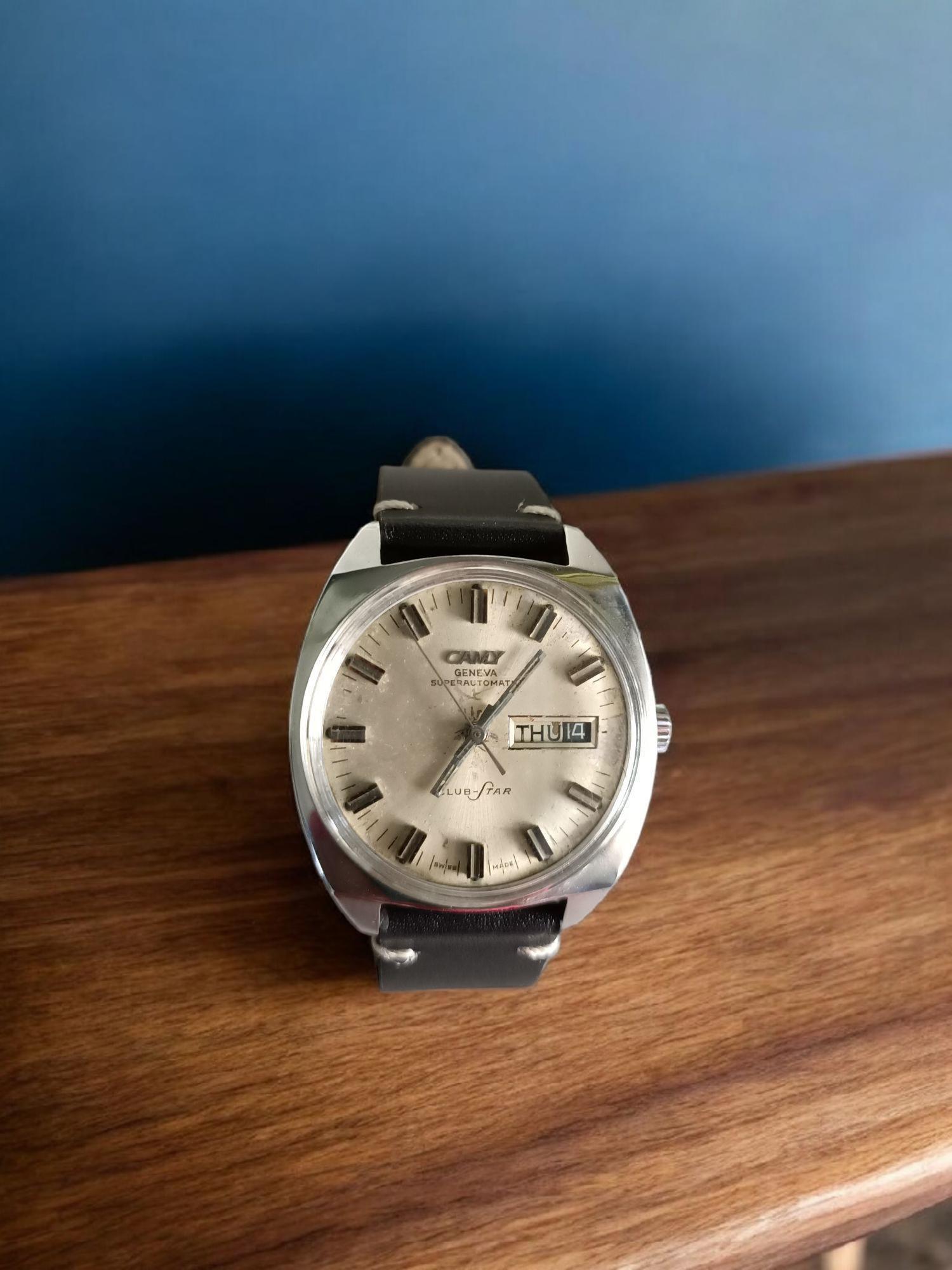 ヴィンテージ Camy Geneva スーパーオートマチック クラブスター