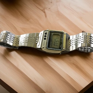Vintage Seiko Silver Wave Yacht Timer Digital Quartz Men's Watch
