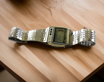 Vintage Seiko Silver Wave Yacht Timer Digital Quartz Men's Watch