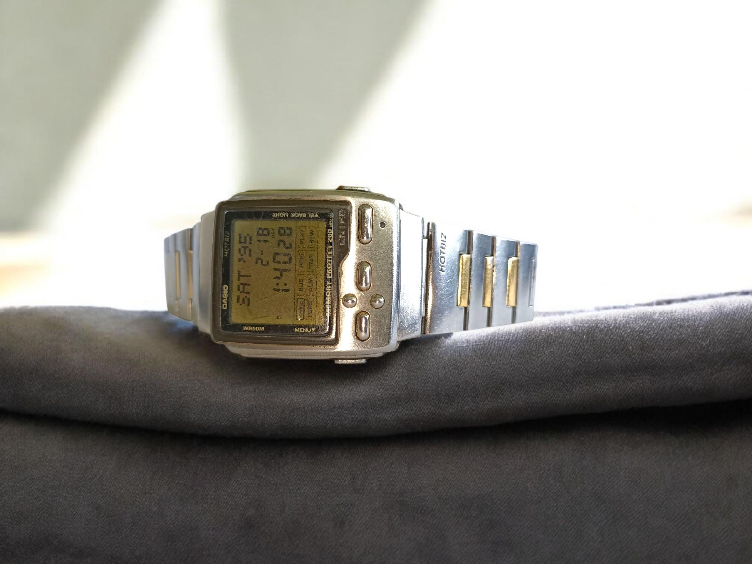 Casio Hotbiz DB-2100 Retro Data Bank Watch | Rare Vintage Japan
