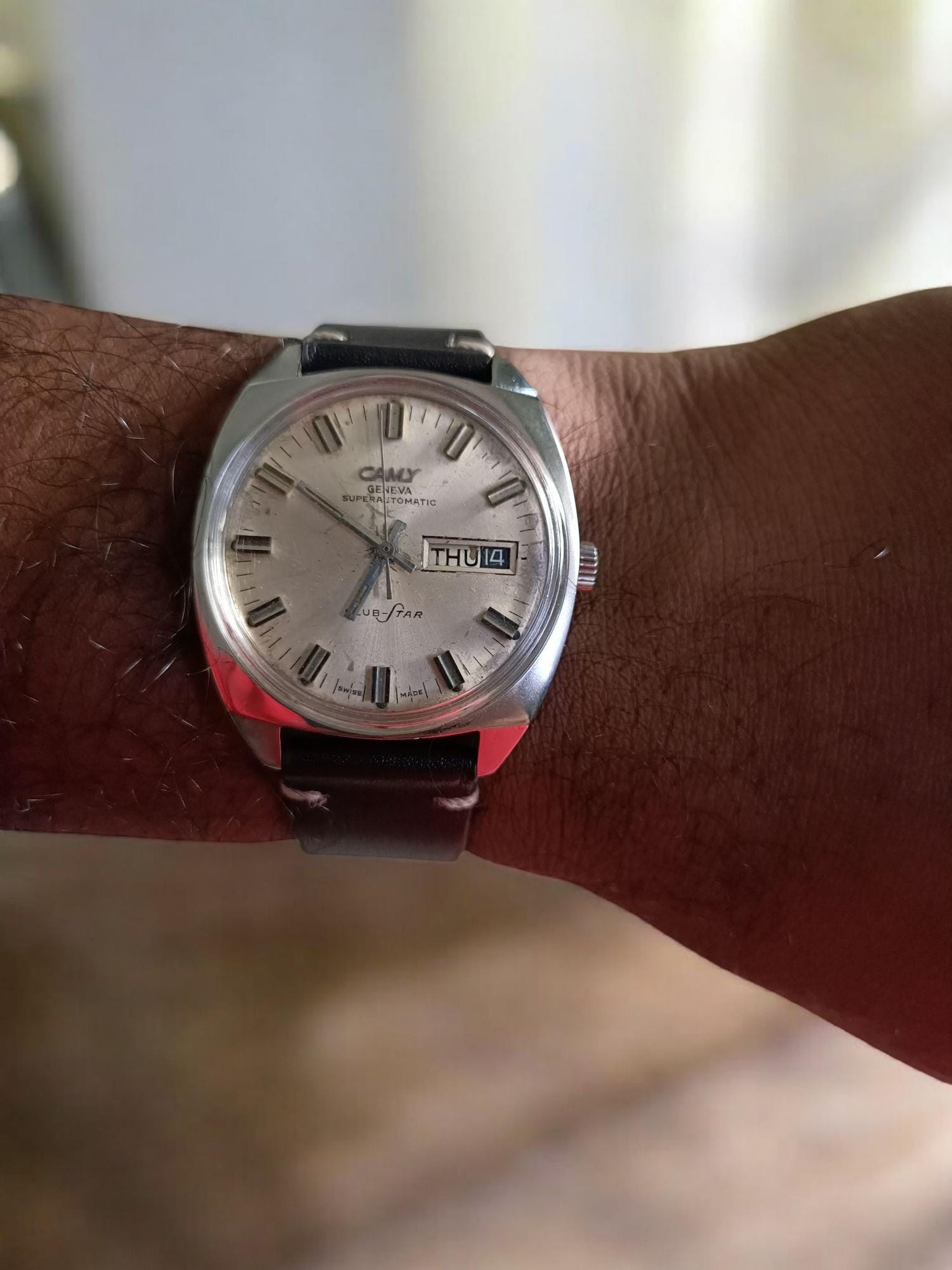 ヴィンテージ Camy Geneva スーパーオートマチック クラブスター