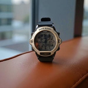 Vintage Casio ABX-23 Twincept Watch | 2358 Module Ana-Digi Data Bank | World Time Chrono, Alarm, Backlight, 1990s Collector