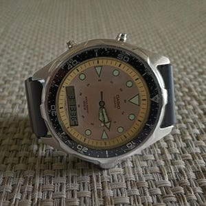 CASIO カシオ AMW-320C ヴィンテージ クォーツ デジダル 腕時計 Cool Vintage Casio Alarm Chrono AMW-320C Divers Watch 