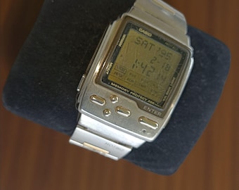 Casio Hotbiz DB-2100 Retro Data Bank Watch | Rare Vintage Japan Digital Quartz | Collectible Casio Memory Protect 200