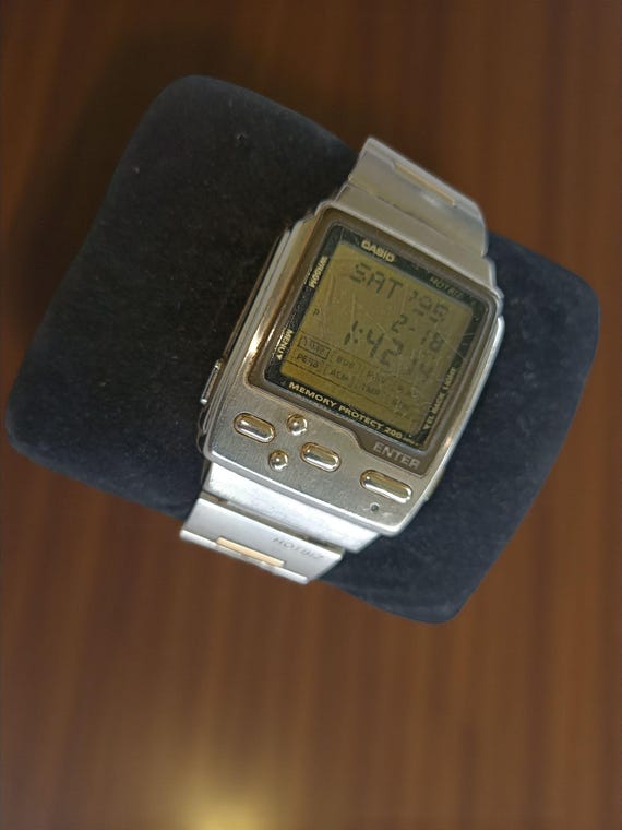 Casio Hotbiz DB-2100 Retro Data Bank Watch | Rare… - image 1