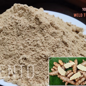 Organic Natural Wild Turmeric Powder, Dried Kasturi Turmeric Powder, Pure Kasthuri Manjal Kasturi Haldi 4 Skin & Face Lightening/Tan Removal
