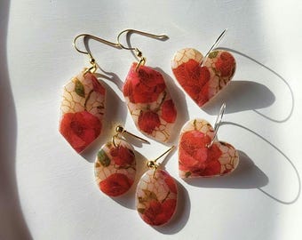 Kollektion ROSES, handgemacht, Geschenk für Sie, aus Polymerton