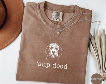 Funny Doodle Dog Dad Shirt, Comfort Colors Pet Lover Gift, Poodle Mix Dog Lover, Goldendoodle Mom, Labradoodle, Bernedoodle Dog Person Gift