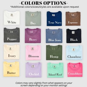 Fourth Grade Personalized Teacher Shirt, Comfort Color 4th Grade Matching Group T-Shirt, Educator Back to School Shirt, Grade Level Team Tee image 7