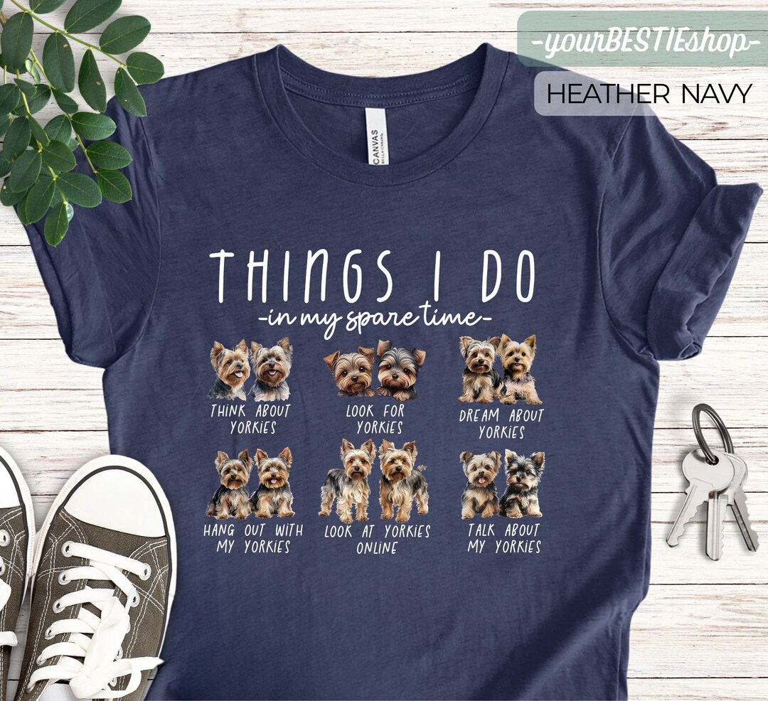 Yorkie Mom T-Shirt - Funny Yorkshire Terrier Pet Owner Gift, Women's Graphic Tee