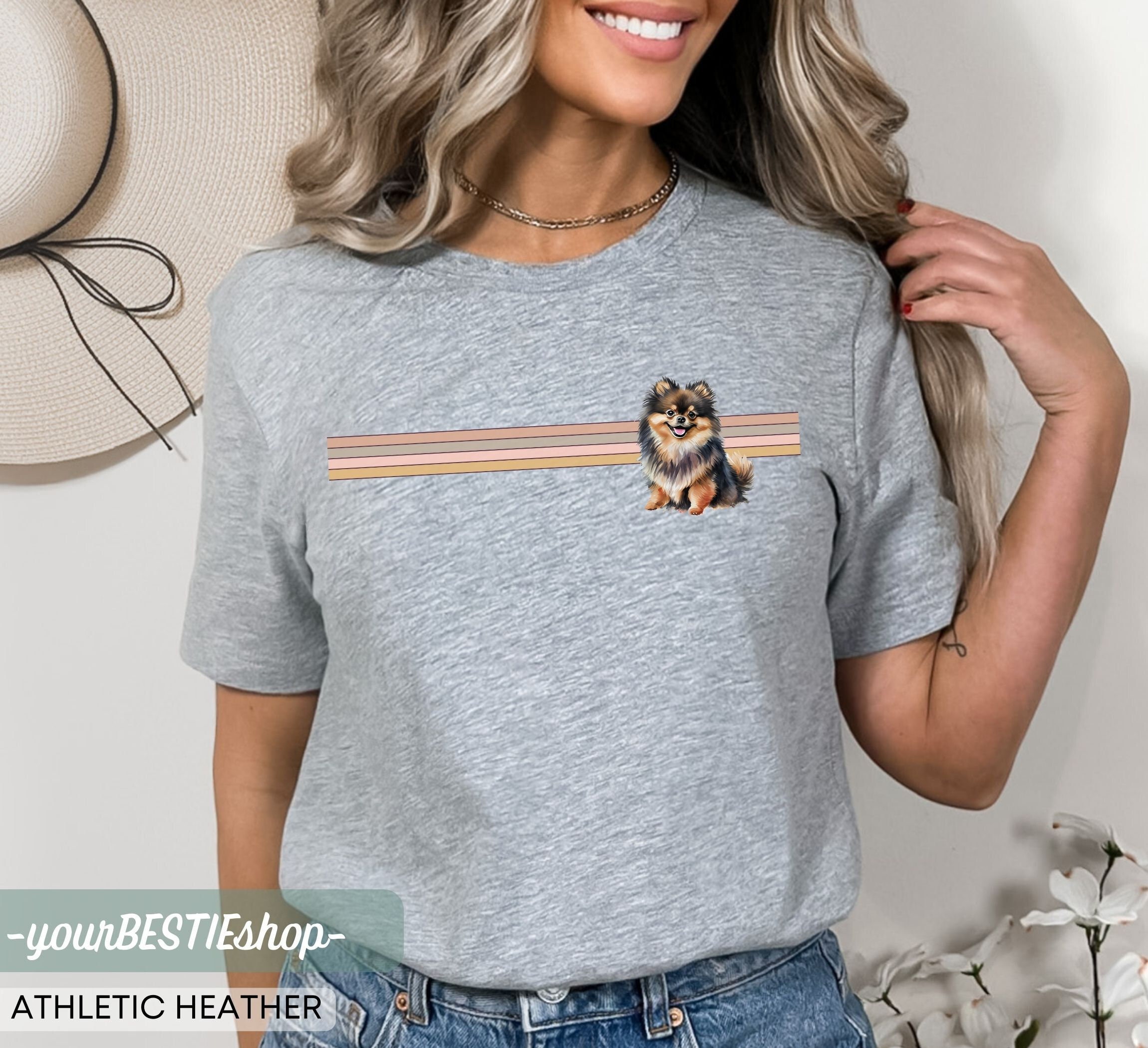 My Best Friend Is a Pom T-Shirt Pomeranian Dog Lovers Gift